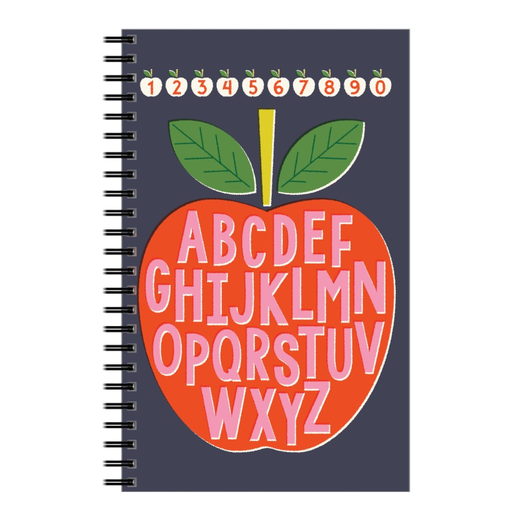 Now I Know My Abcs - Teacher Gift Notebook, 5x8, Red
