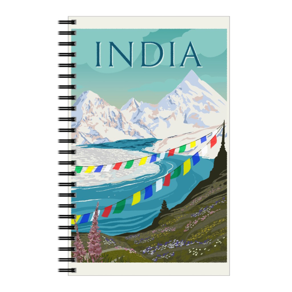 Incredible India Notebook, 5x8, Blue