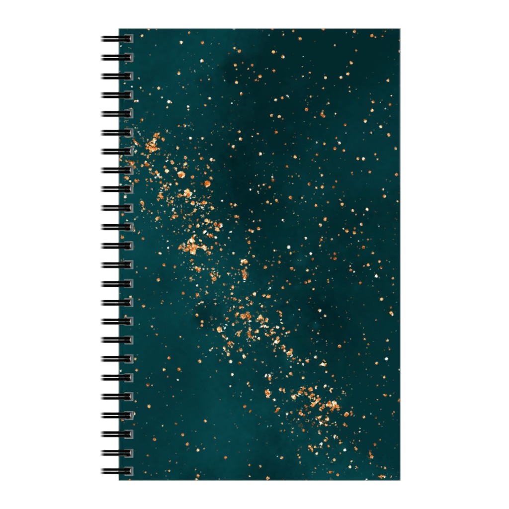 Stardust - Green Notebook, 5x8, Green
