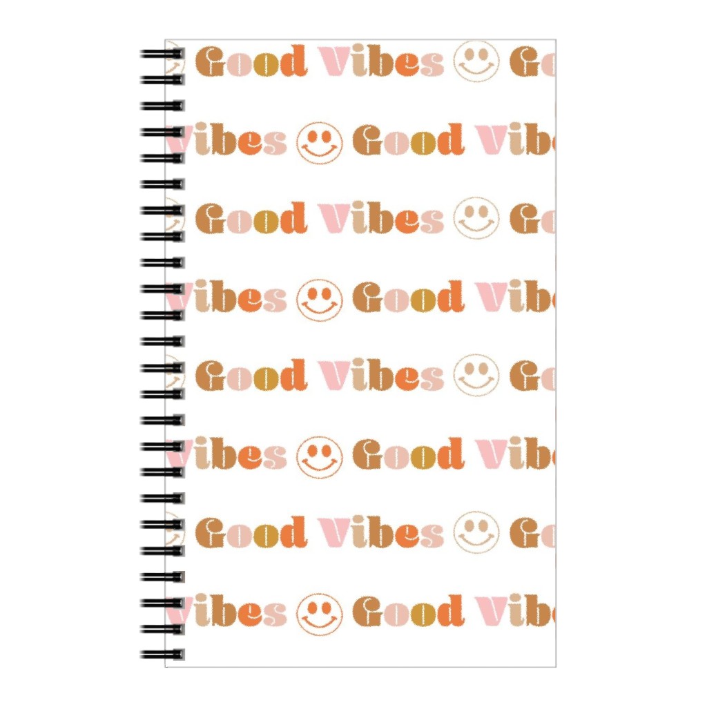 Good Vibes - Neutral Notebook, 5x8, Beige, Pearl