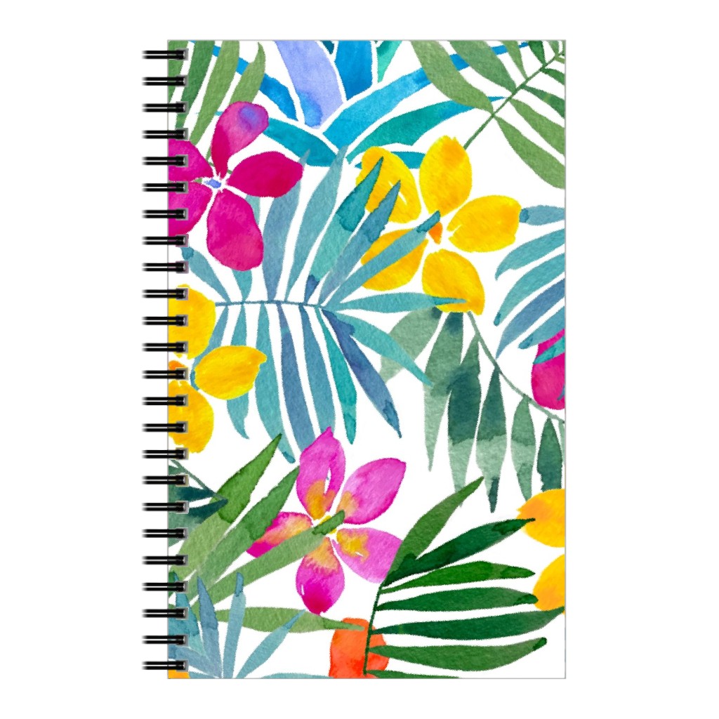 Watercolor Tropical Vibes - Multi Notebook, 5x8, Multicolor