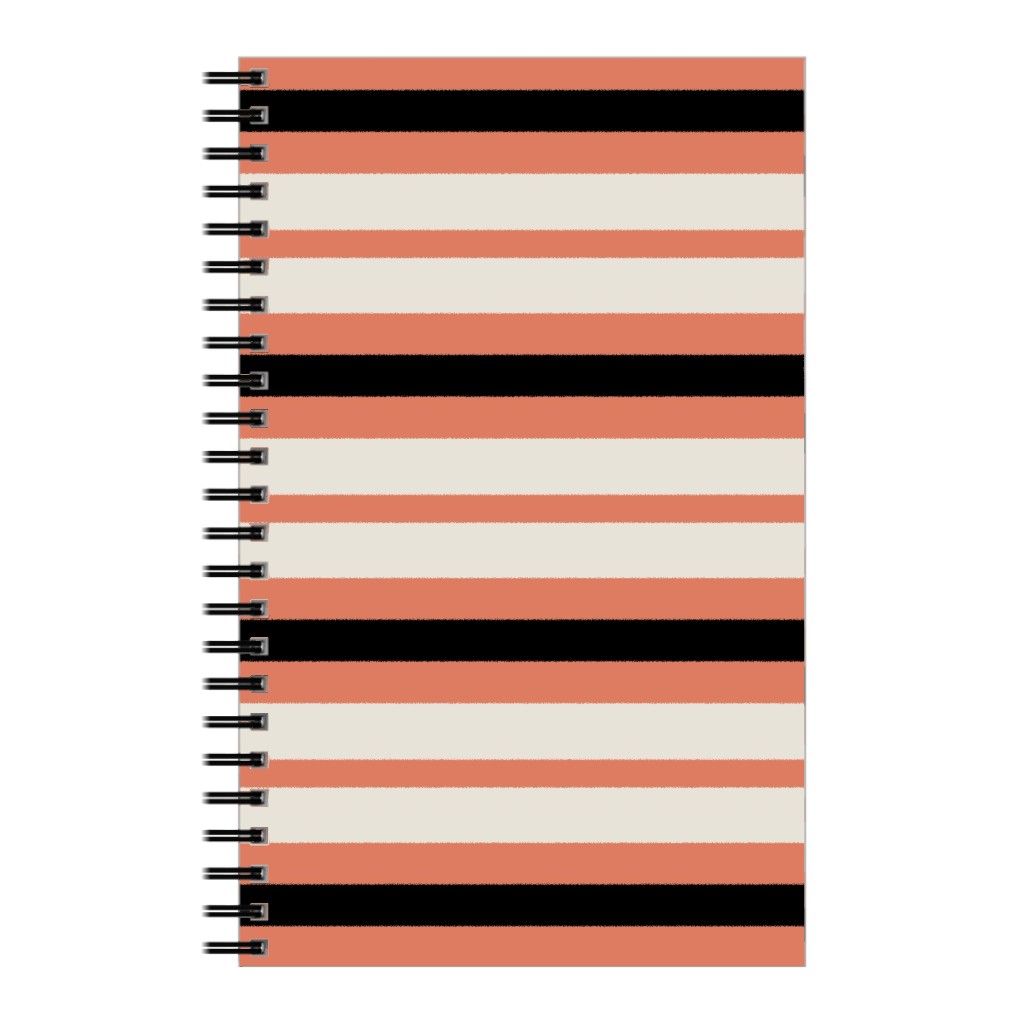 Spooky Halloween Stripe Notebook, 5x8, Multicolor