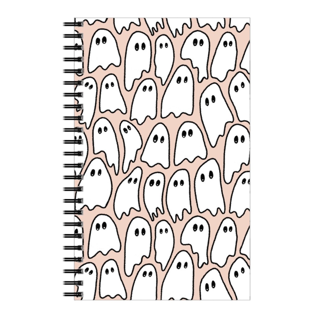 Ghosted Notebook, 5x8, Pink, Ballet Slipper