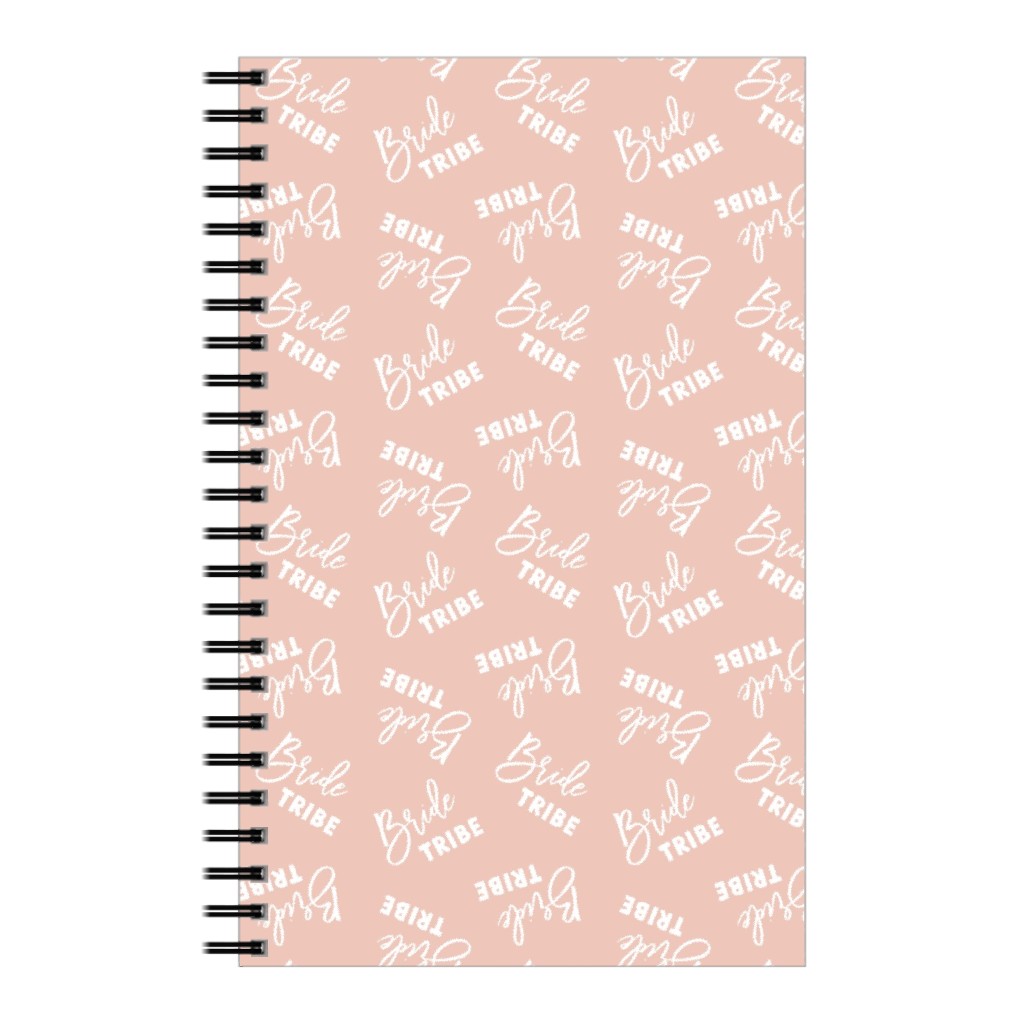 Bride Tribe - Light Pink Notebook, 5x8, Pink