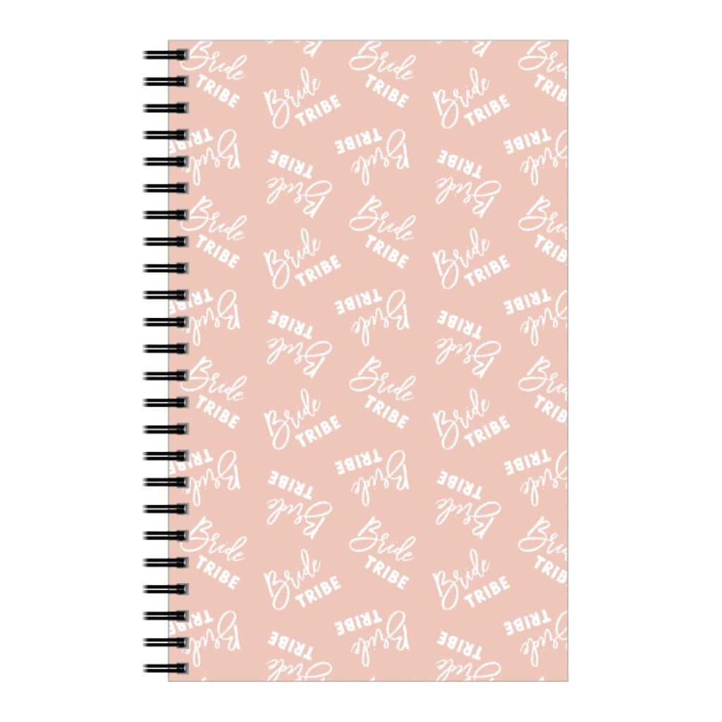 Bride Tribe - Light Pink Notebook, 5x8, Pink