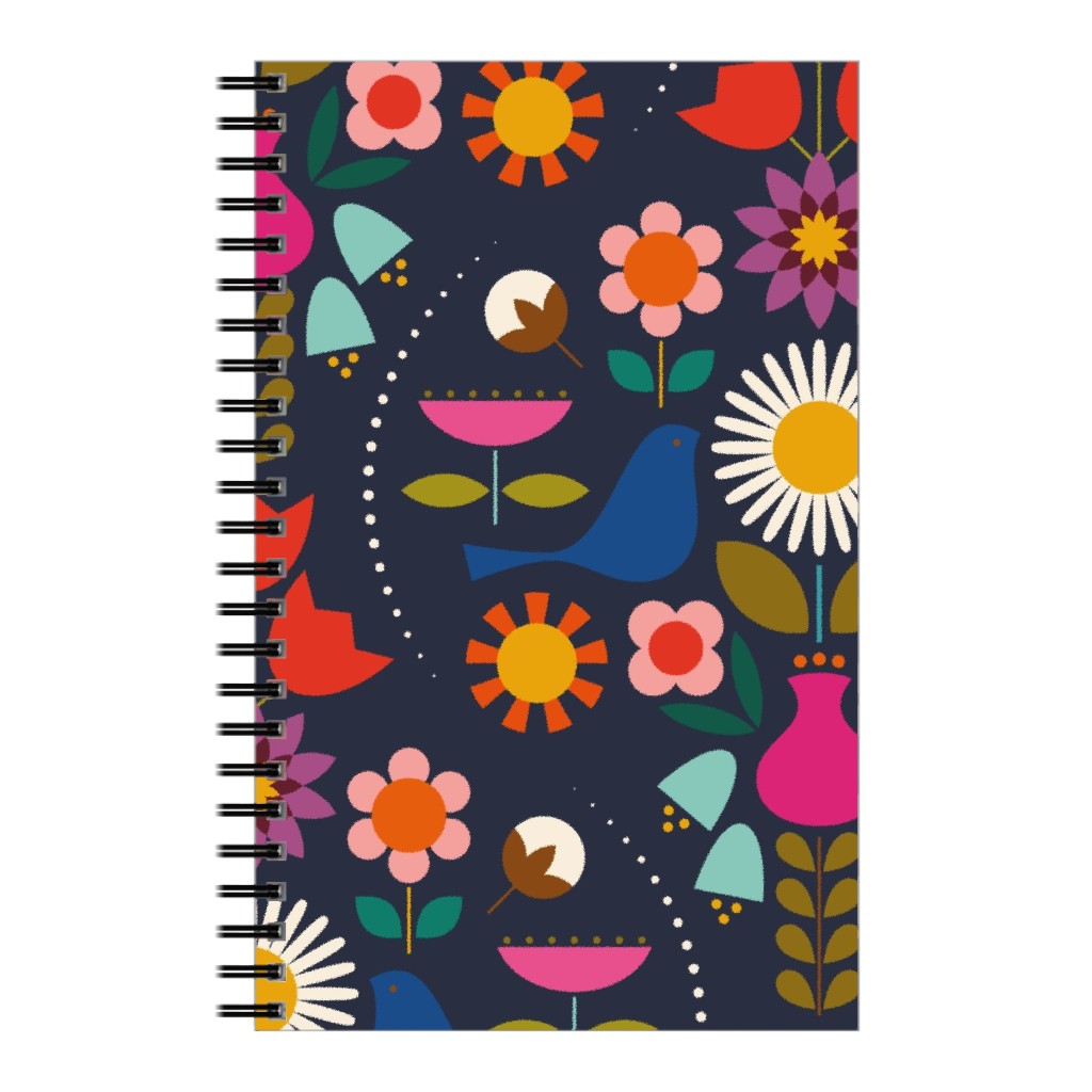 Scandinavian Primavera - Multi Notebook, 5x8, Multicolor