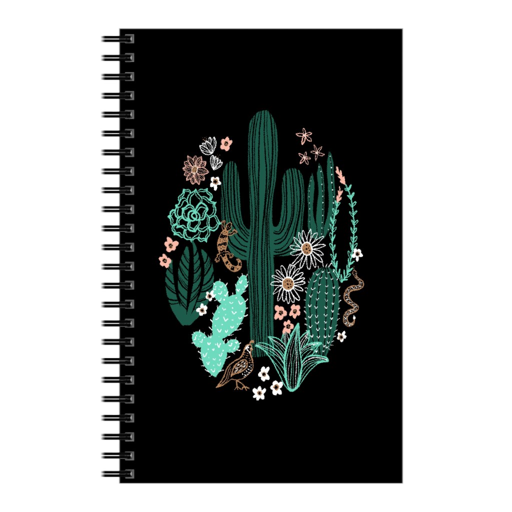 Sonoran Flora and Fauna Notebook, 5x8, Multicolor