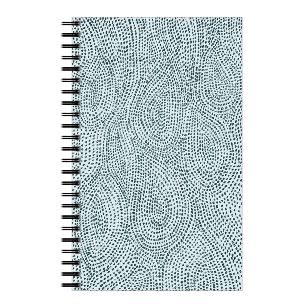 Drop Dots - Blue Notebook, 5x8, Blue, True Blue