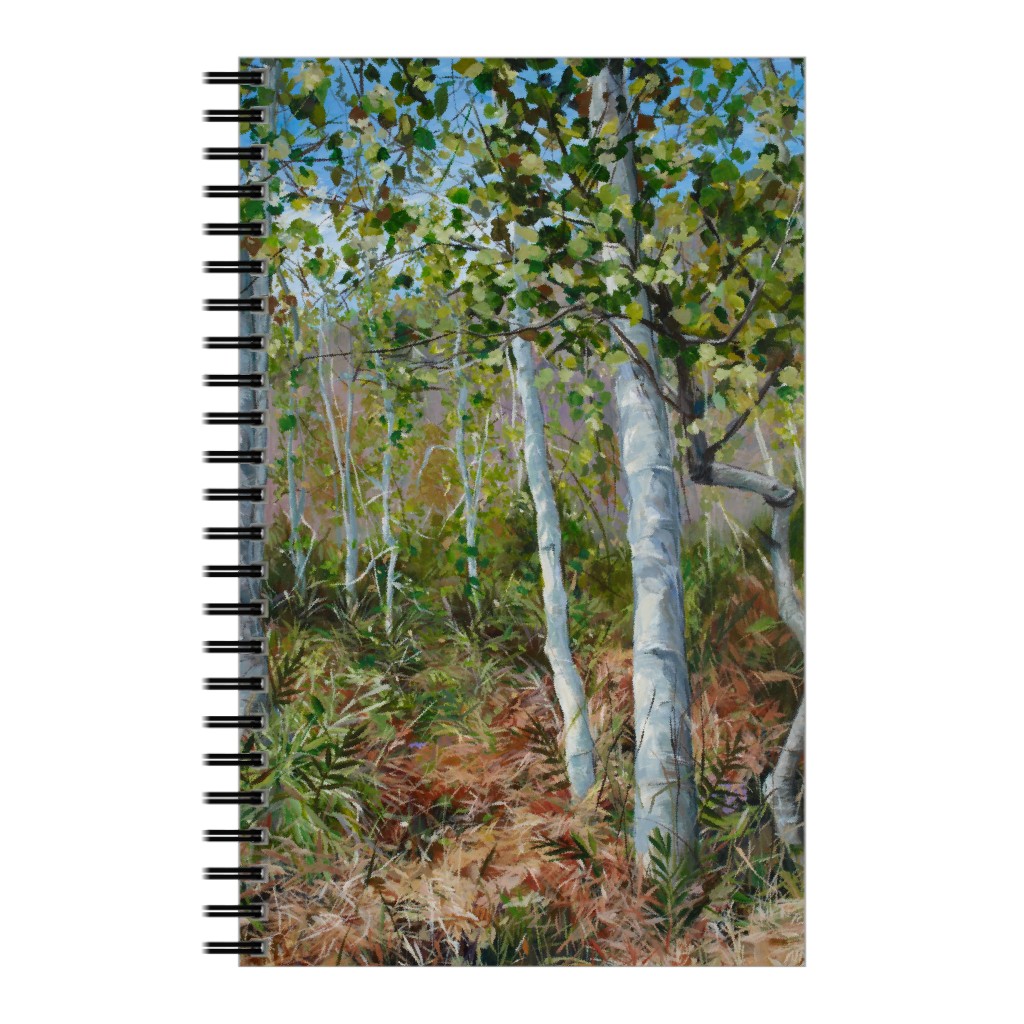 Quaking Aspen Painting Notebook, 5x8, Green