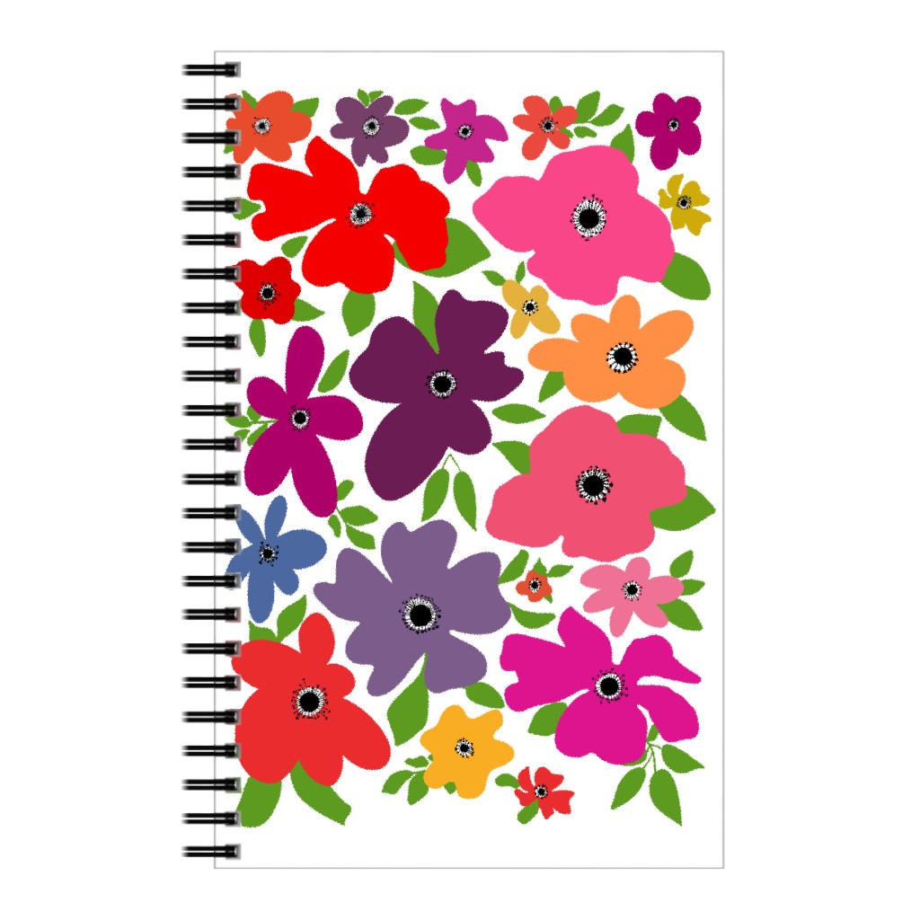Floral Palooza - Multi Notebook, 5x8, Multicolor