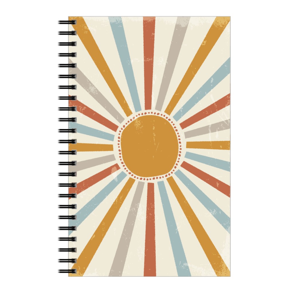 Boho Sun Rays Notebook, 5x8