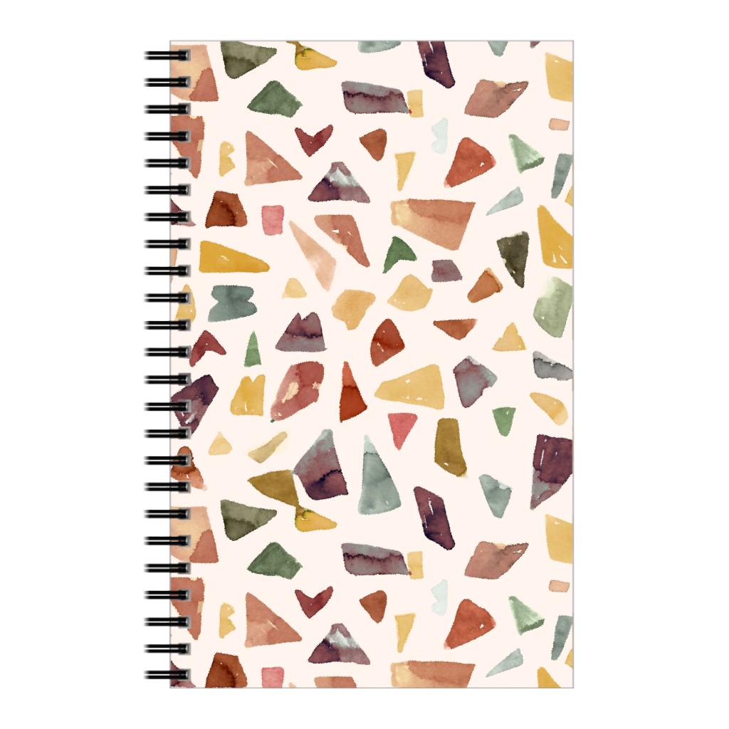 Watercolor Terrazzo - Neutral Notebook, 5x8, Beige