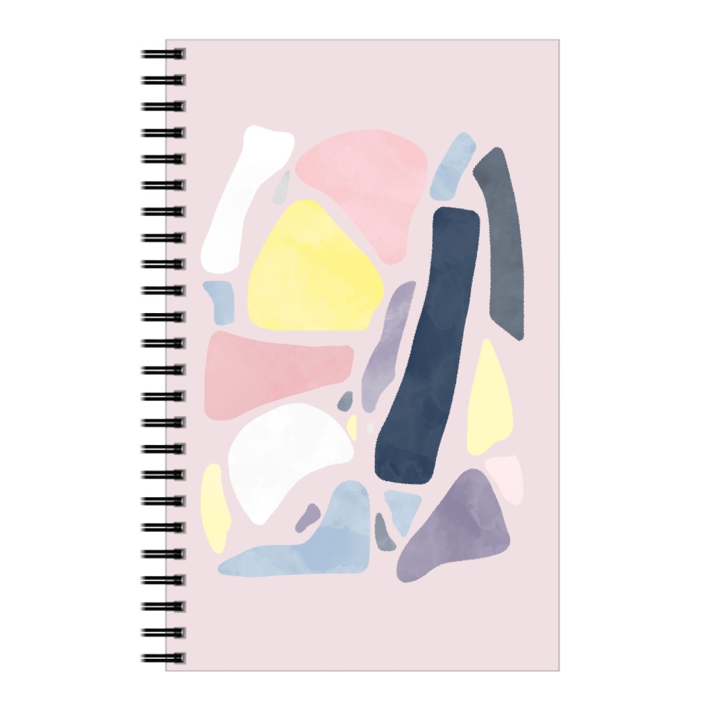 Organic Abstract Shapes - Multi Notebook, 5x8, Multicolor