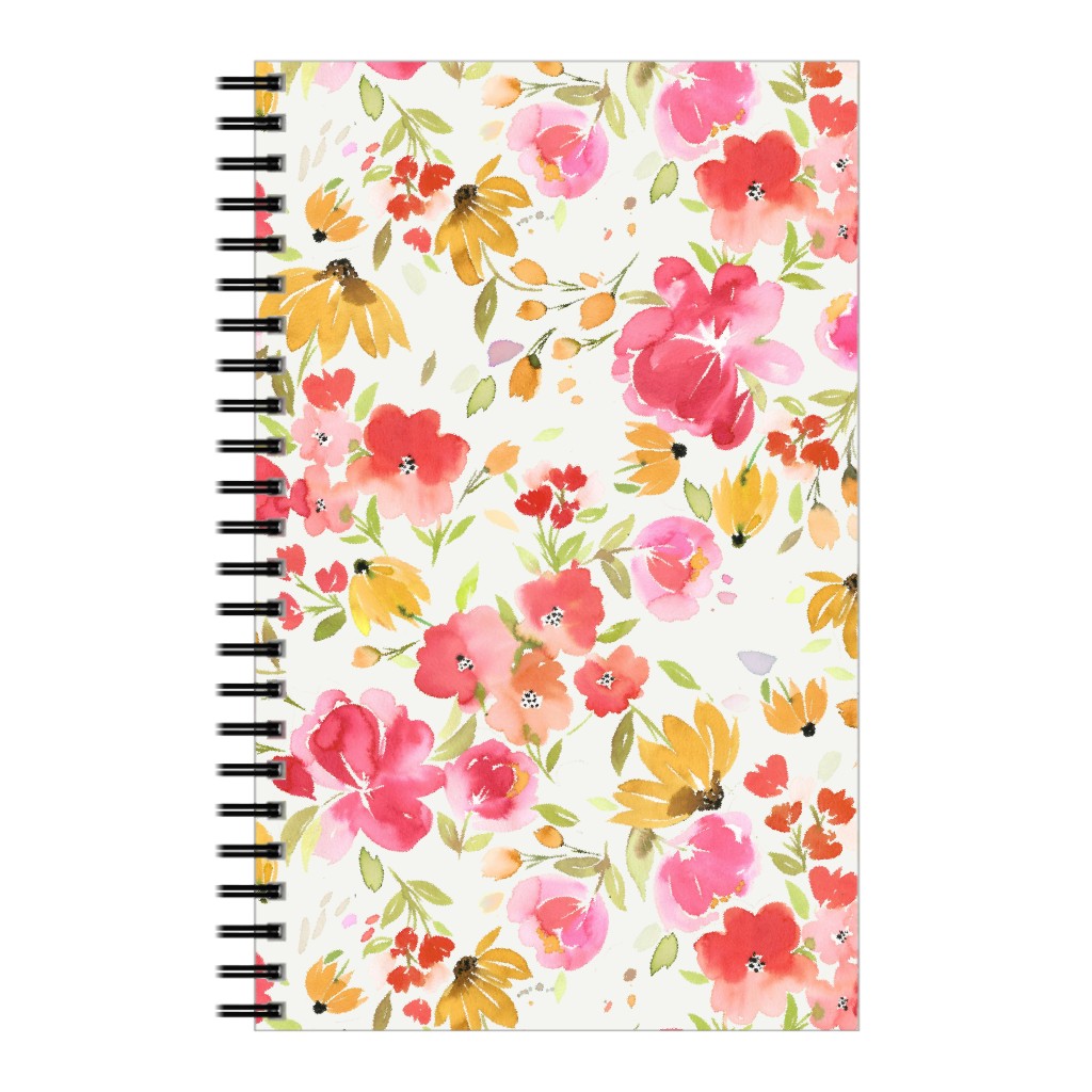 Smells Like Spring Notebook, 5x8, Pink