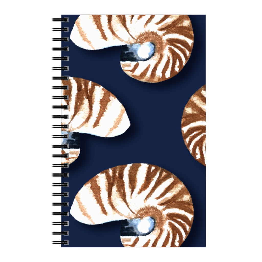 Nautilus - Indigo Notebook, 5x8, Blue