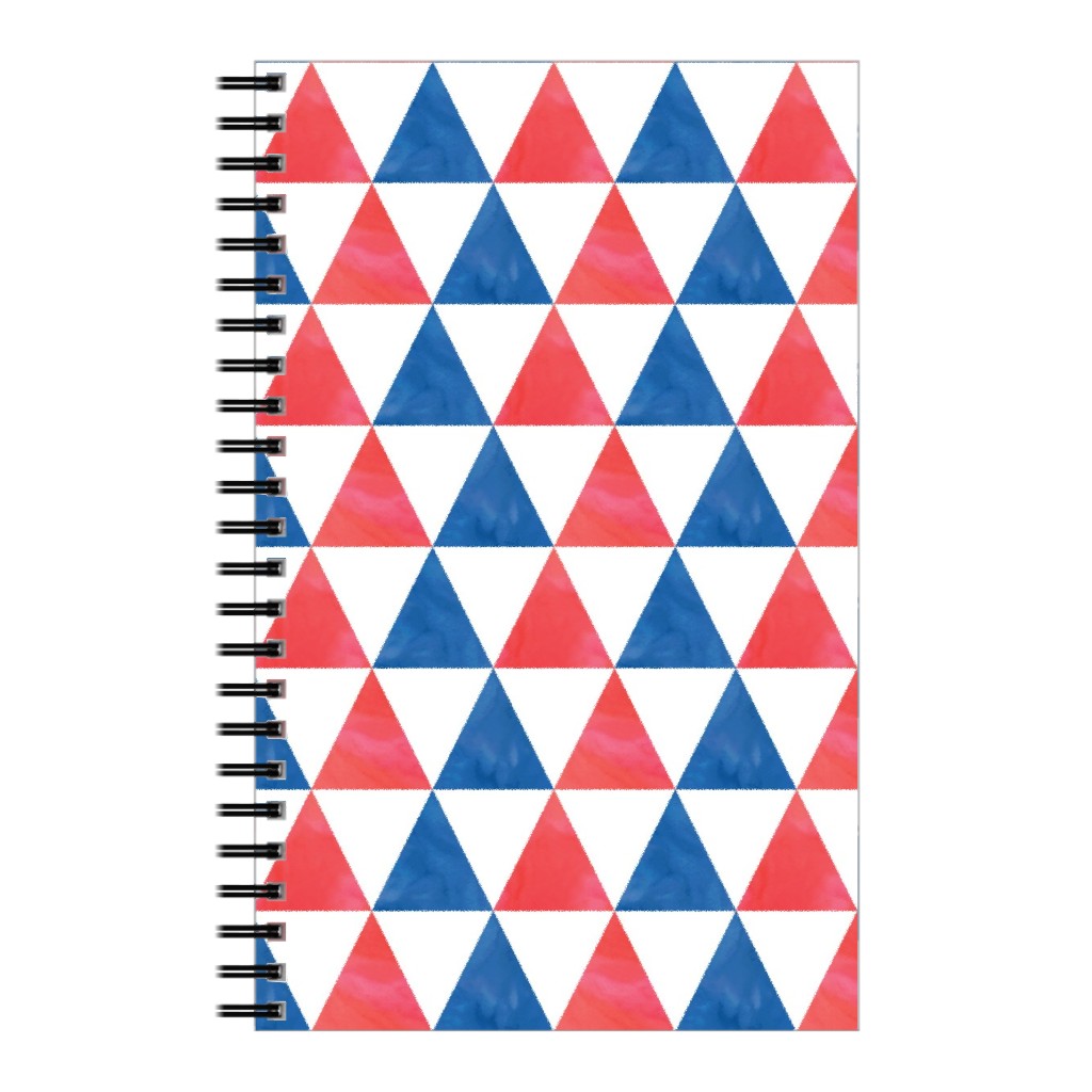 Faded Triangles - Multi Notebook, 5x8, Multicolor