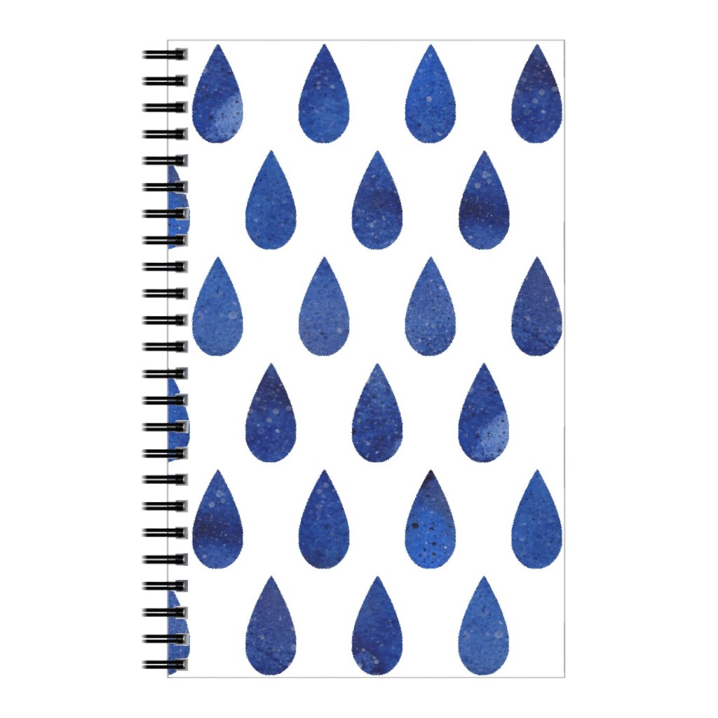 Drops Notebook, 5x8, Blue, Nautical