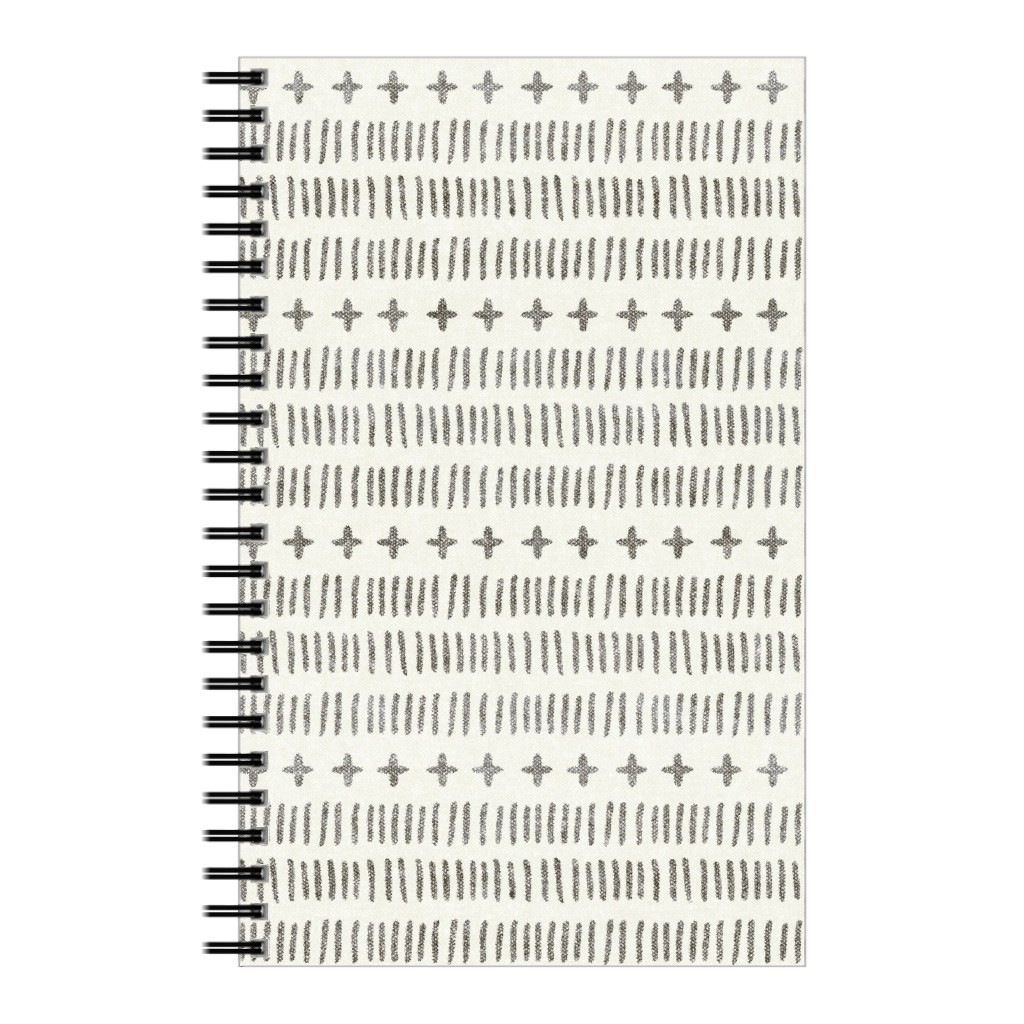 Modern Farmhouse Dash - Light Notebook, 5x8, Beige, Pearl