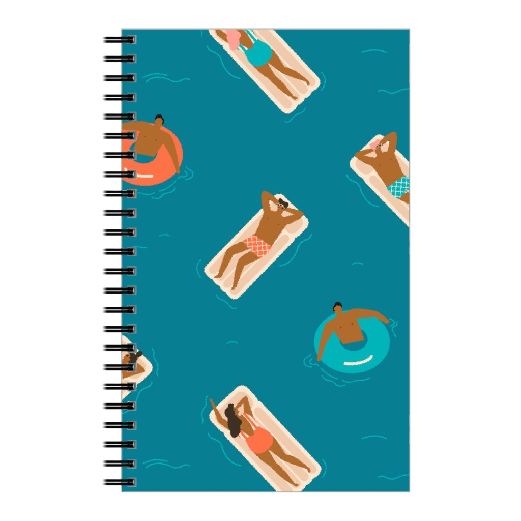 Summertime Notebook, 5x8, Blue