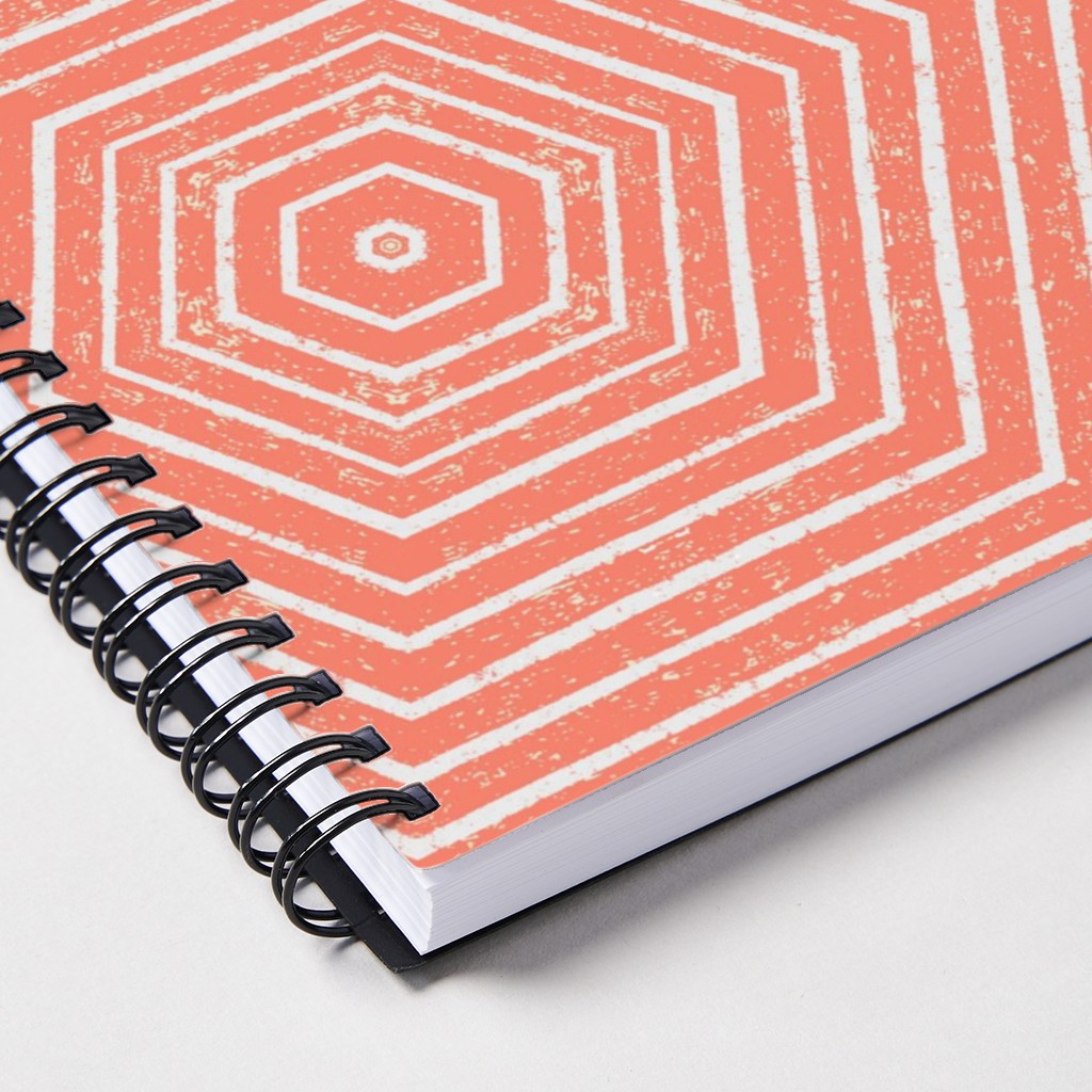 Concentric Hexagons Notebook | Shutterfly