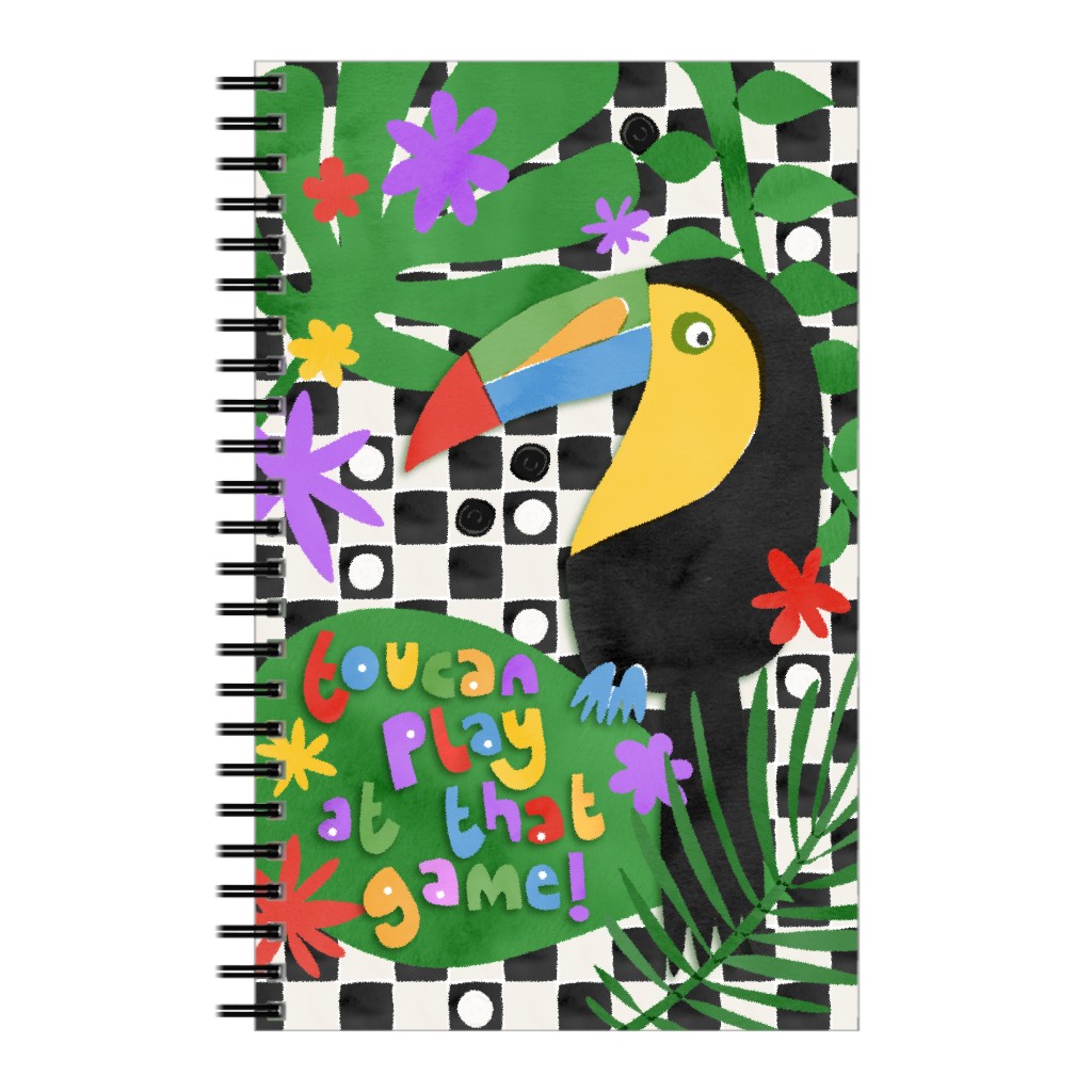 Toucan Play Notebook, 5x8, Green, Classic Green