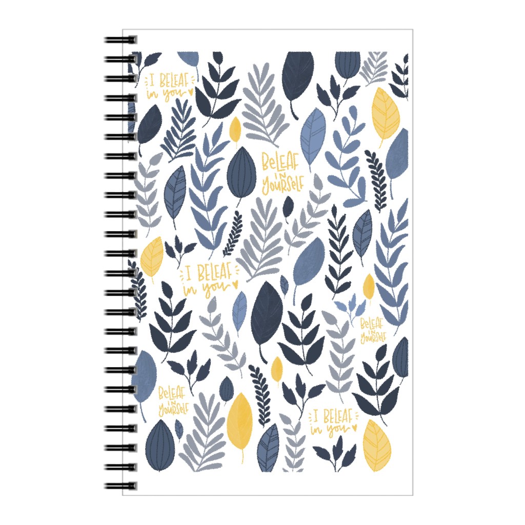 I Beleaf in You - Gray Notebook, 5x8, Gray