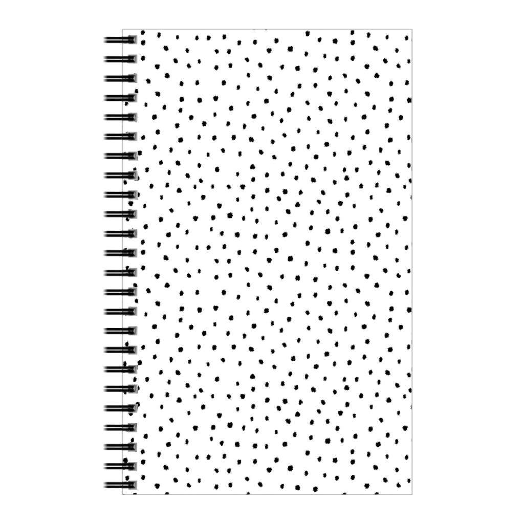 Tiny Dot - Black + White Notebook | Shutterfly