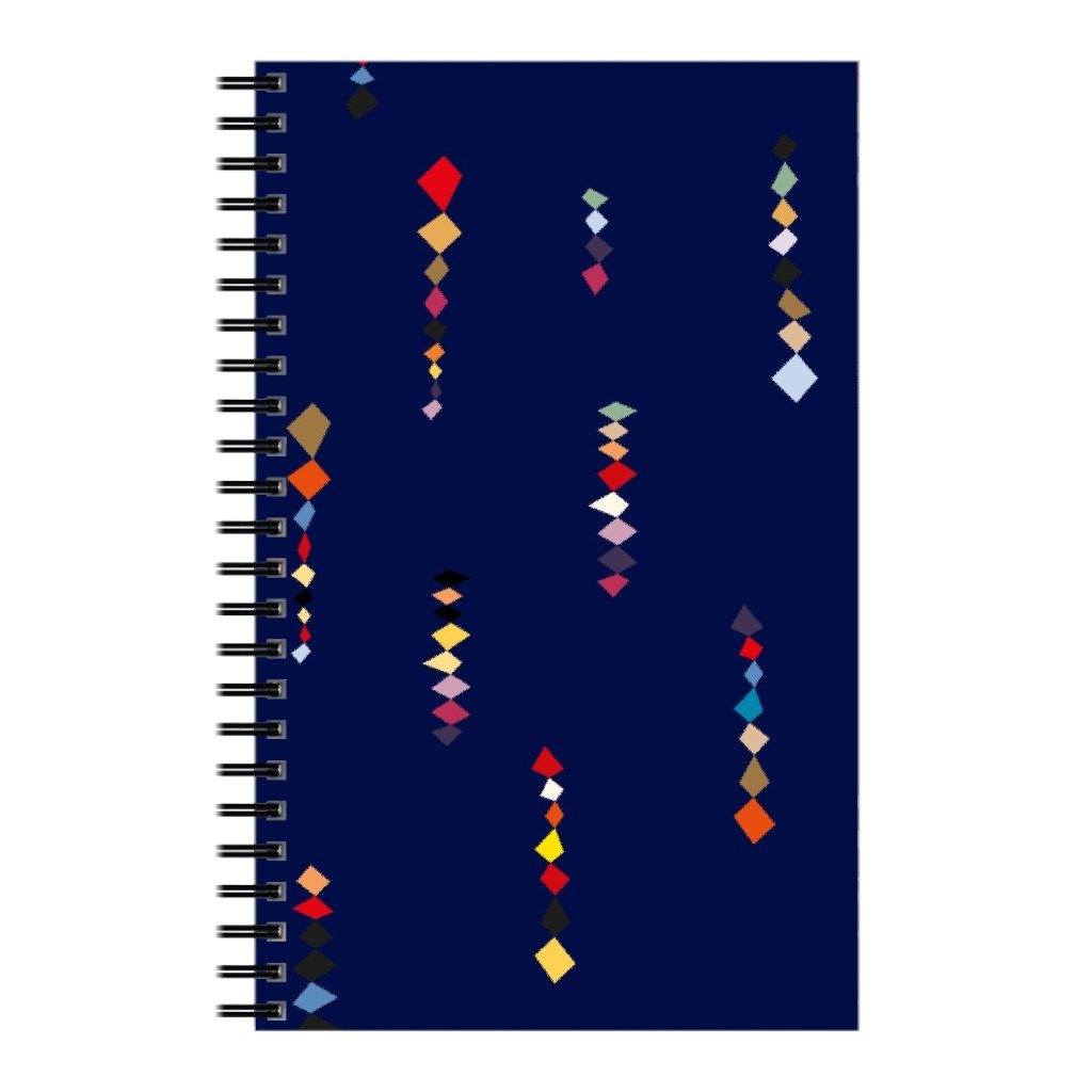 Square Color - Blue Notebook, 5x8, Blue