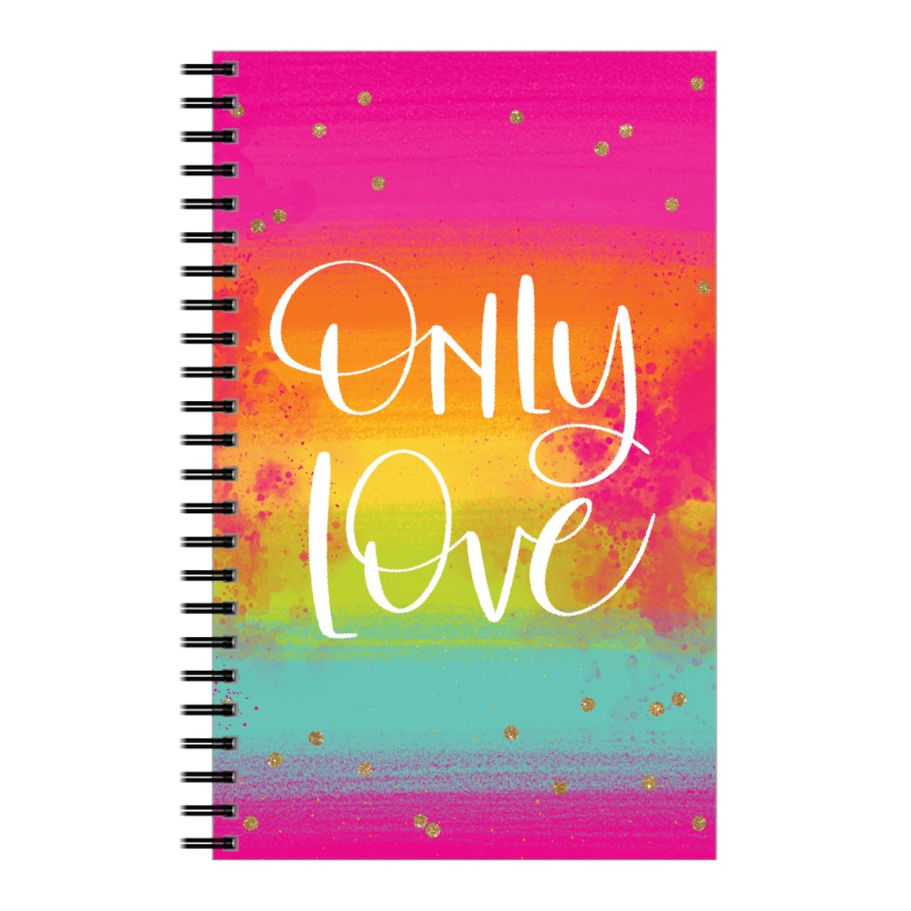 Only Love - Rainbow Notebook, 5x8, Multicolor