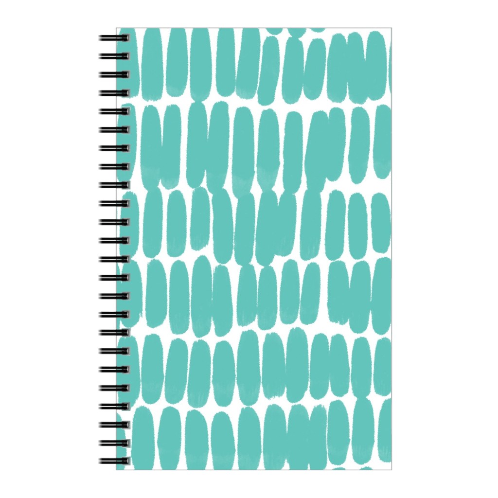 Hatches Notebook, 5x8, Green, Sea