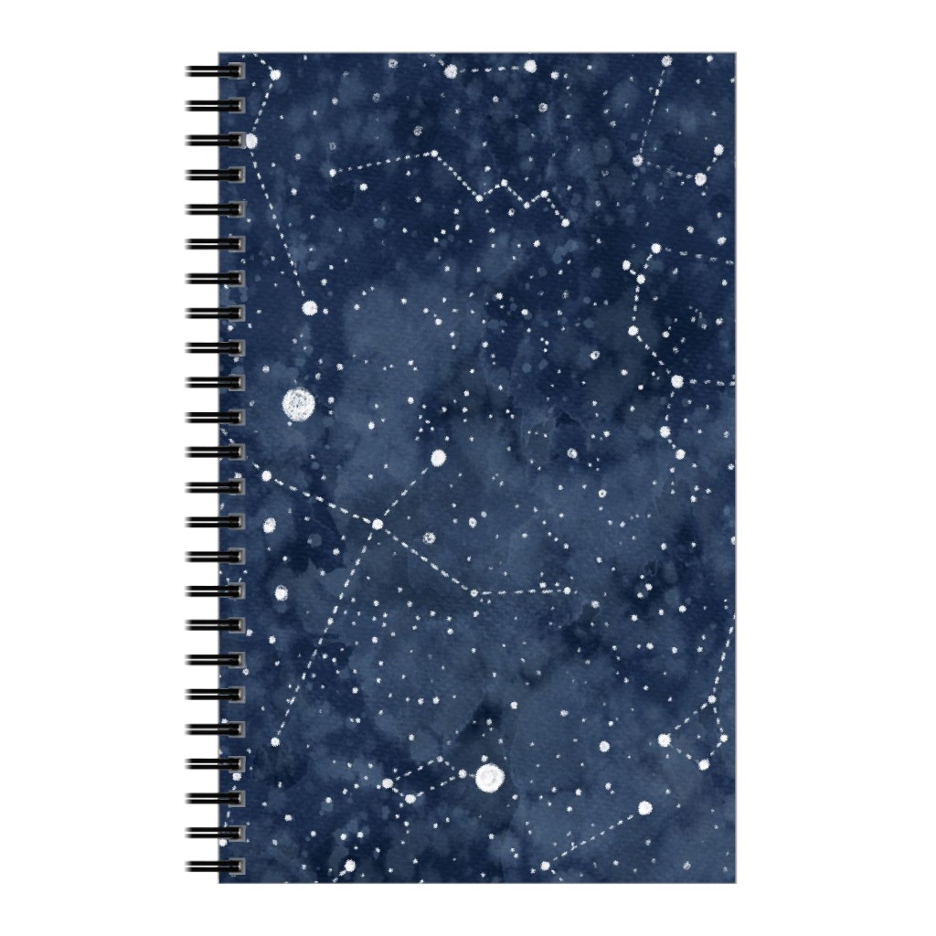 Star Constellations - Blue Notebook, 5x8, Blue, True Blue