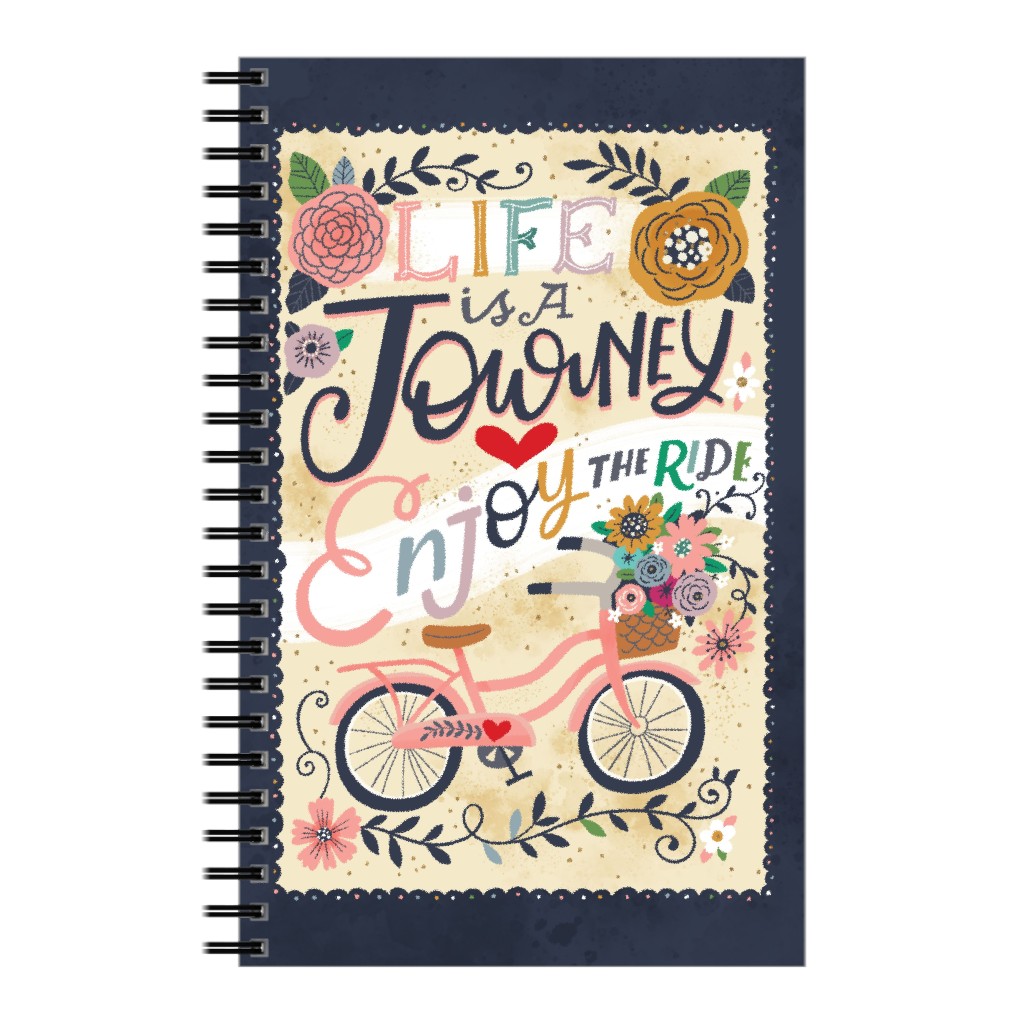 Life's a Journey, Enjoy the Ride Notebook, 5x8, Multicolor