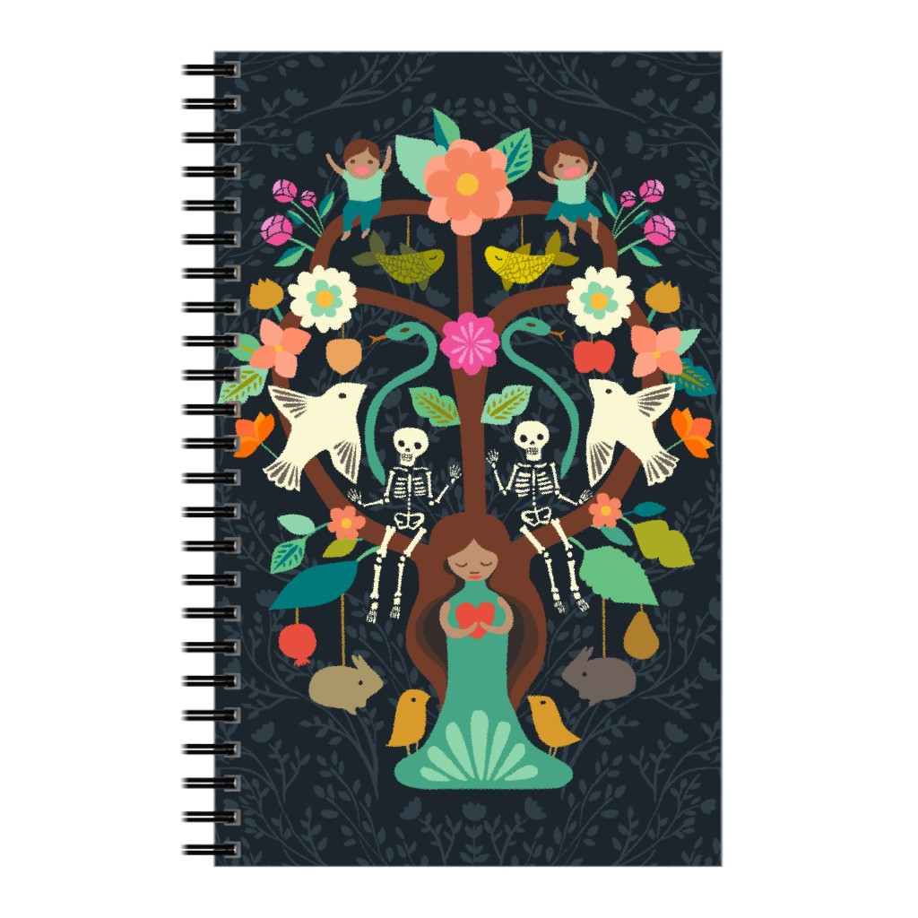 the Tree of Life Notebook, 5x8, Multicolor