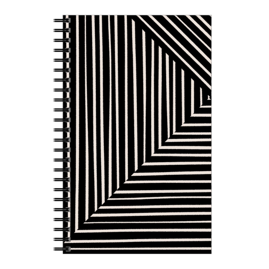 Angles and Lines Notebook, 5x8, Gray