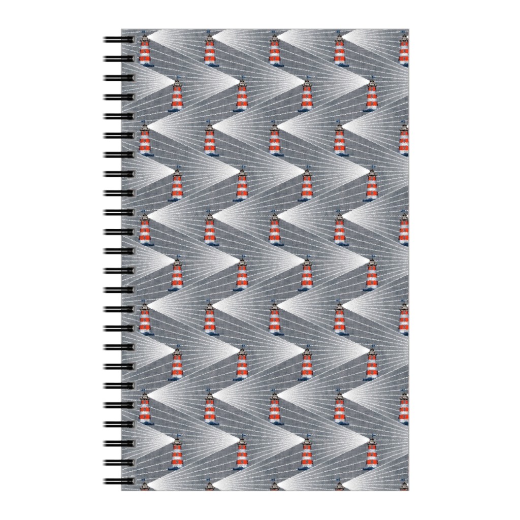 Land Ahoy Notebook, 5x8, Gray