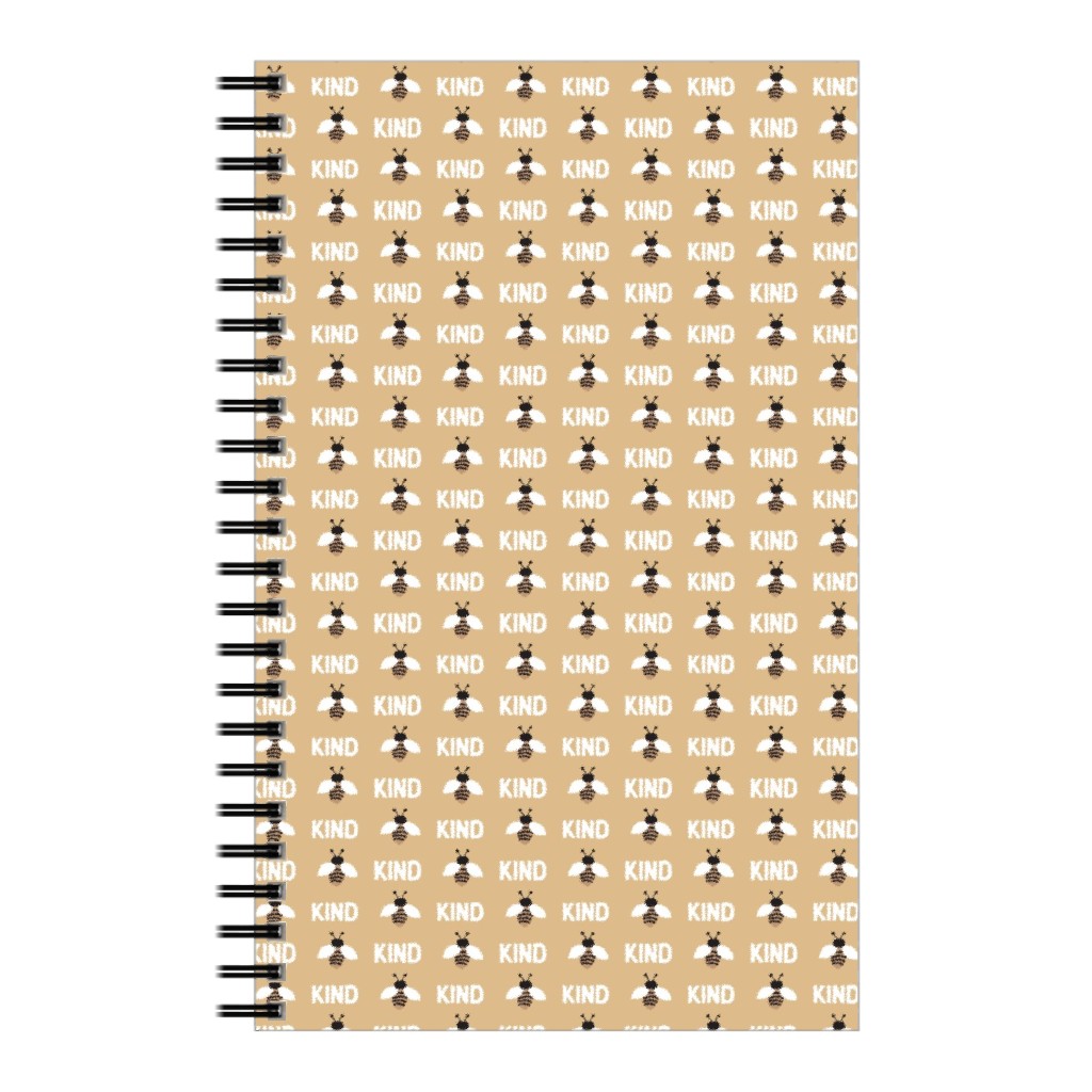 Bee Kind - Yellow Notebook, 5x8, Yellow