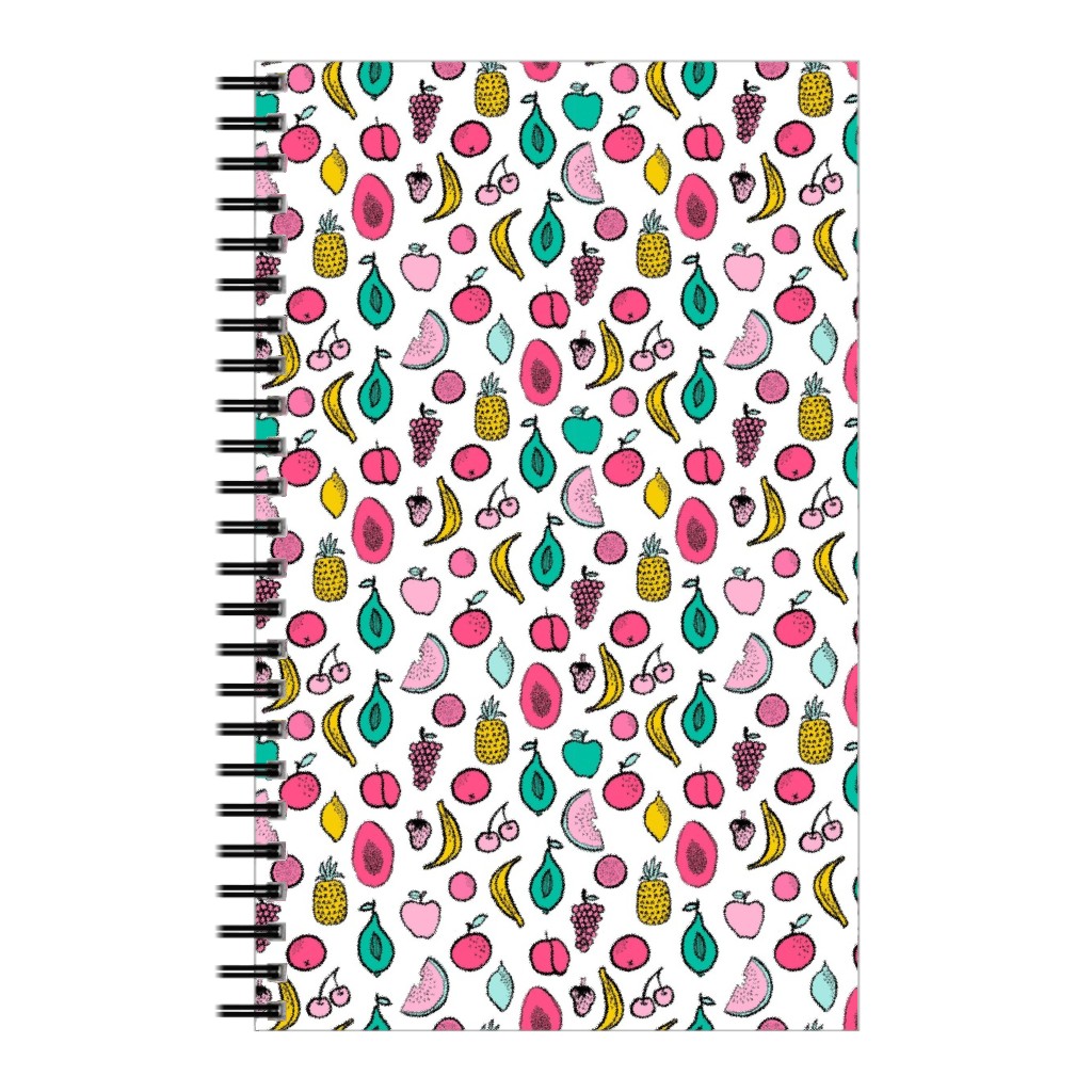 Summer Tropical Fruits - Multi Notebook, 5x8, Multicolor