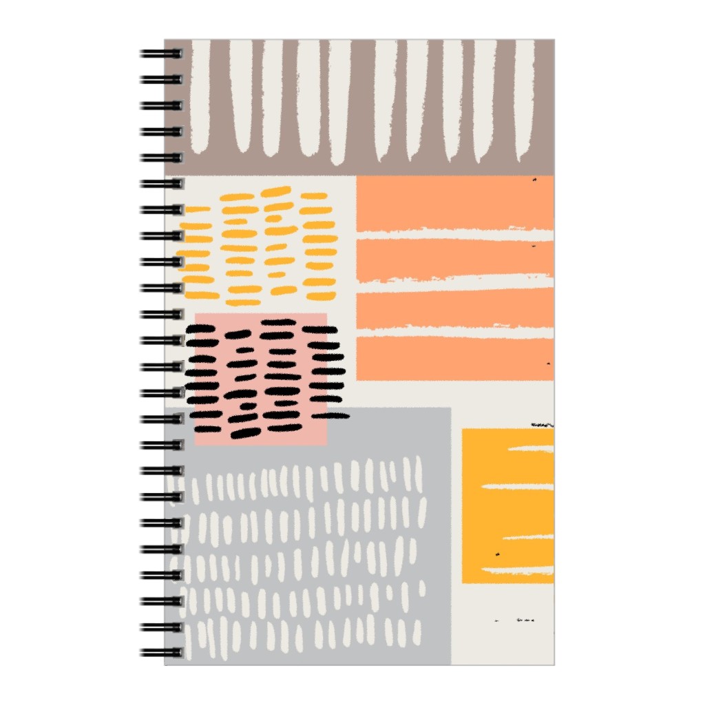 Textured Color Blocks - Multi Notebook, 5x8, Multicolor