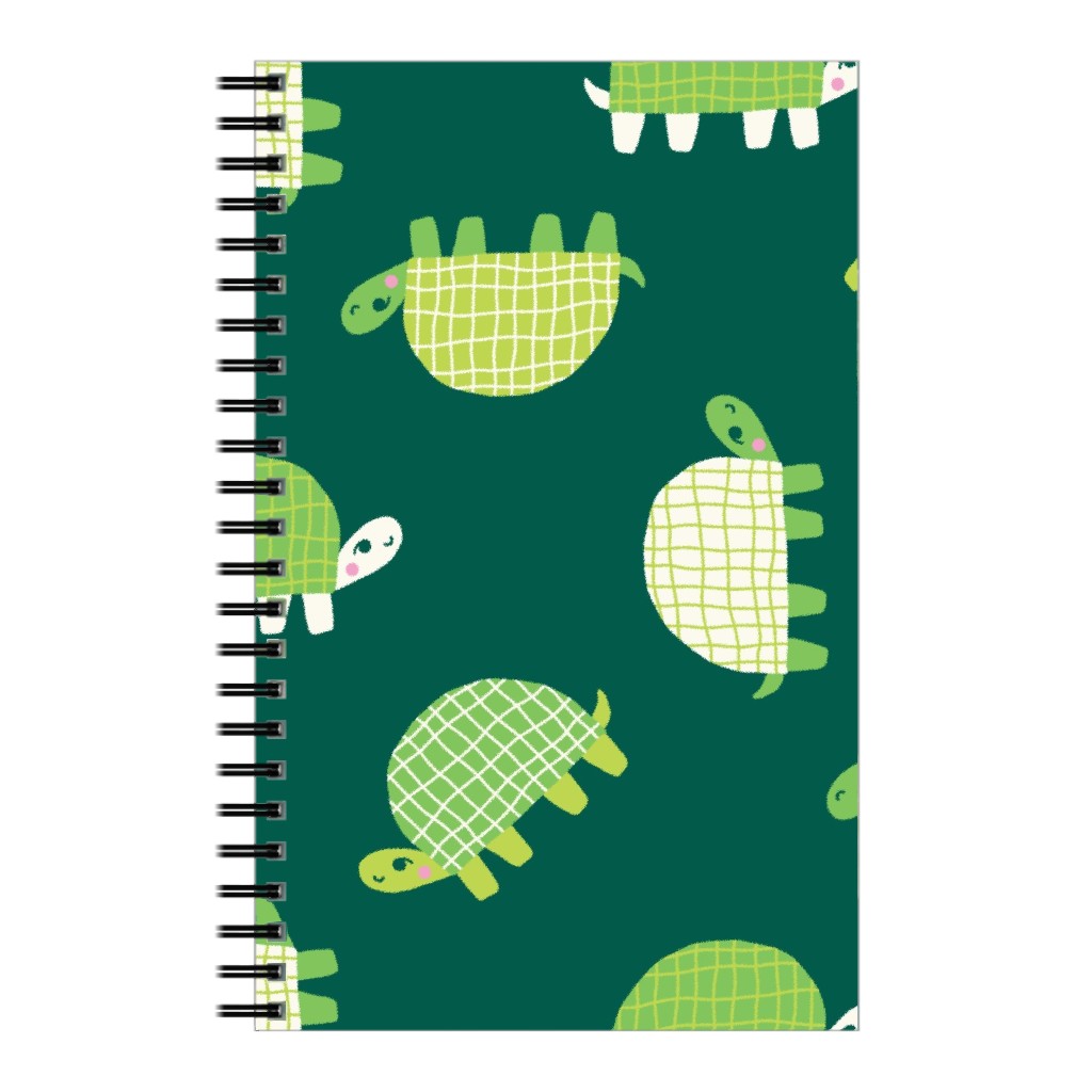 Turtles - Green Notebook, 5x8, Green