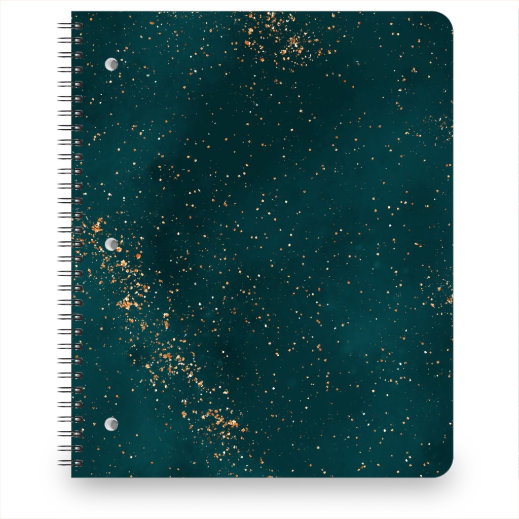 Stardust - Green Notebook, 8.5x11, Green, Classic Green