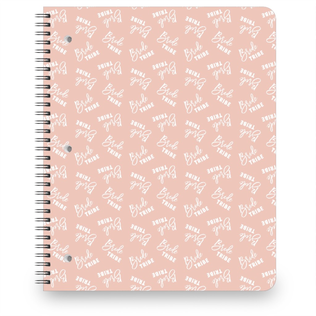 Bride Tribe - Light Pink Notebook, 8.5x11, Pink