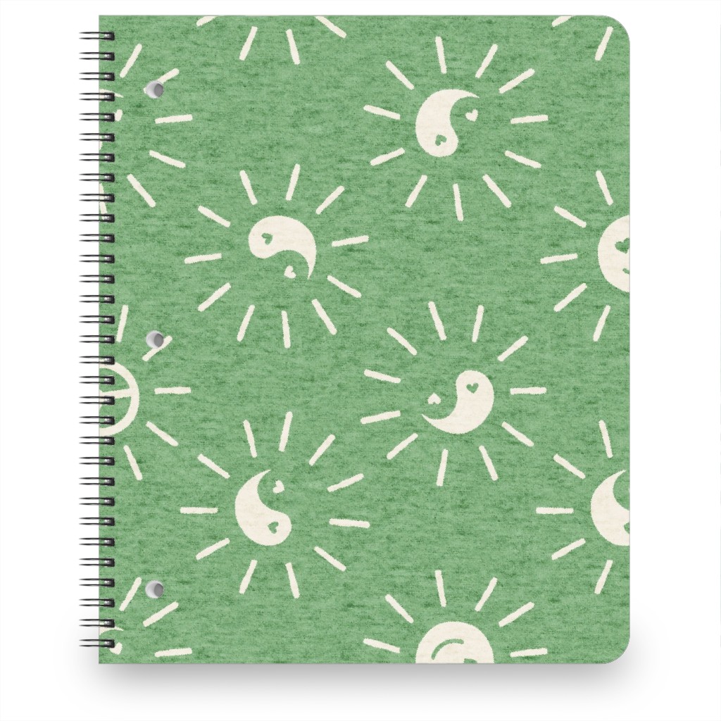 Cool Vibes Notebook, 8.5x11, Green