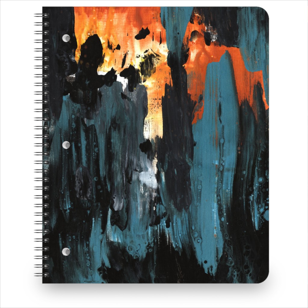 New Dawn - Multi Notebook, 8.5x11, Black