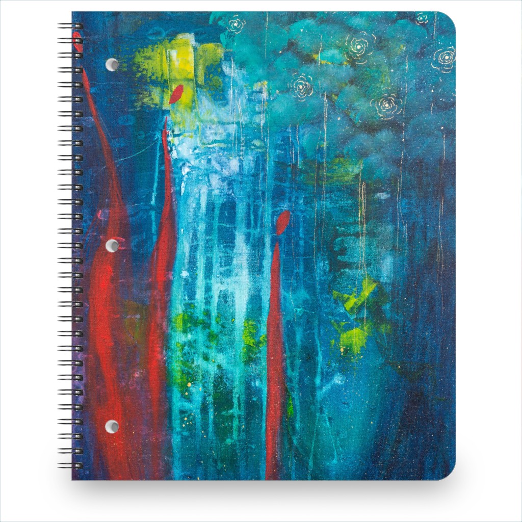 Nocturne - Multi Notebook, 8.5x11, Blue