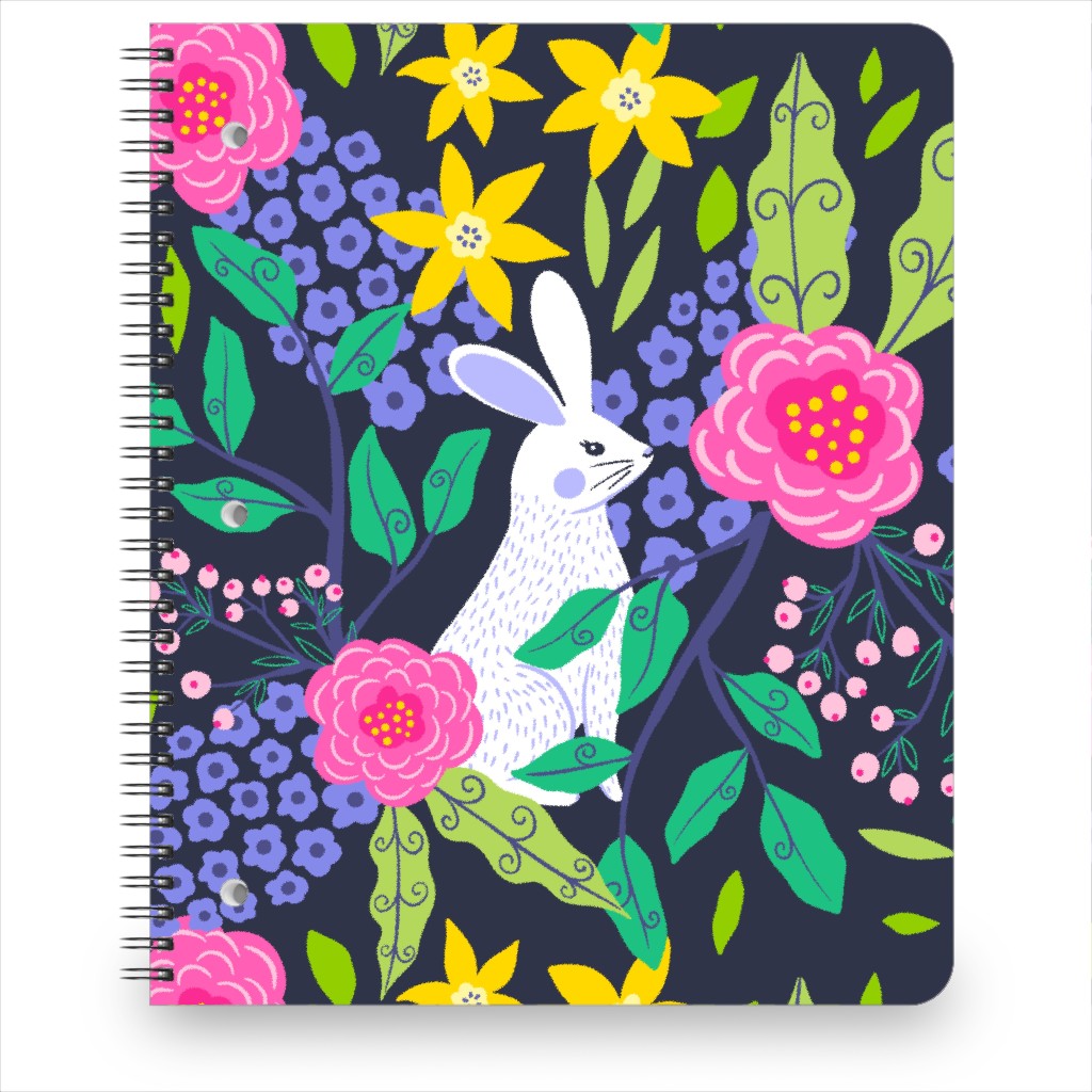 Botanical Bunny - Multi Notebook, 8.5x11, Multicolor