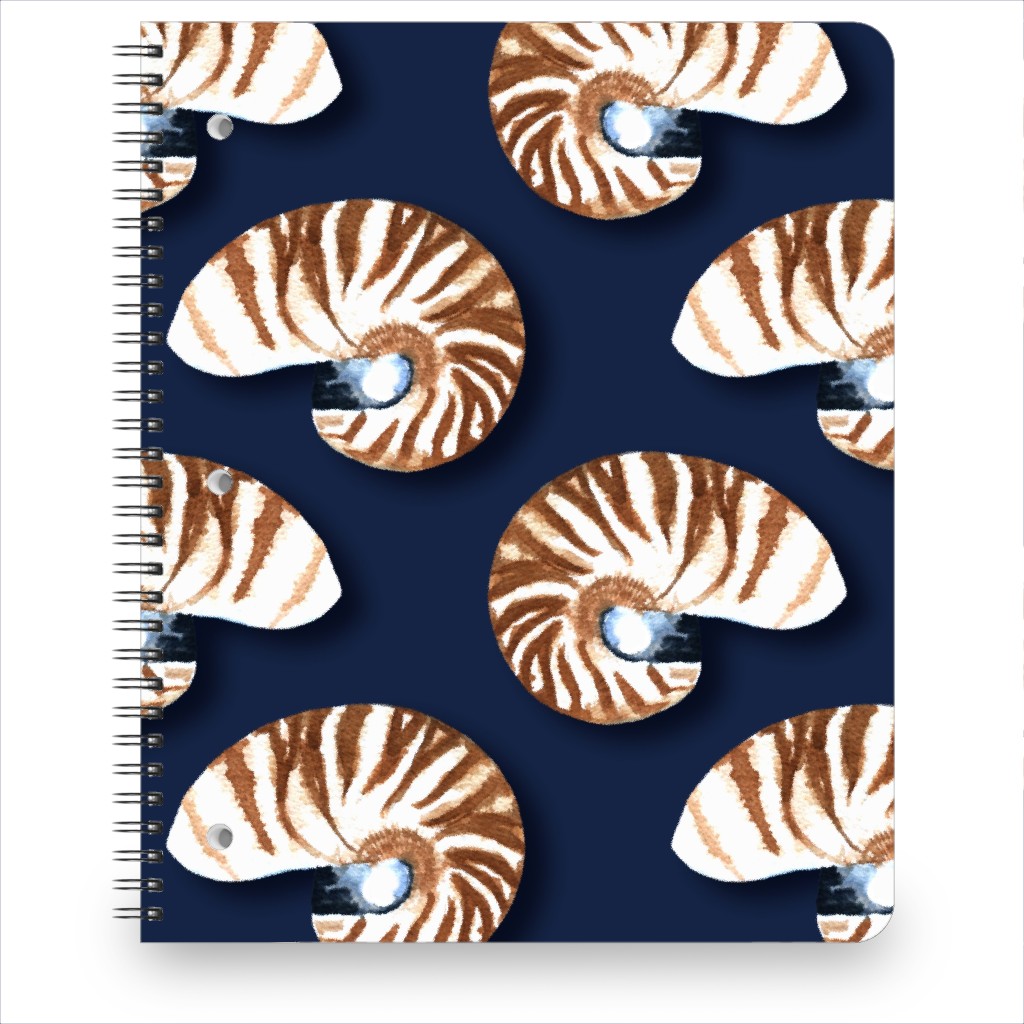 Nautilus - Indigo Notebook, 8.5x11, Blue
