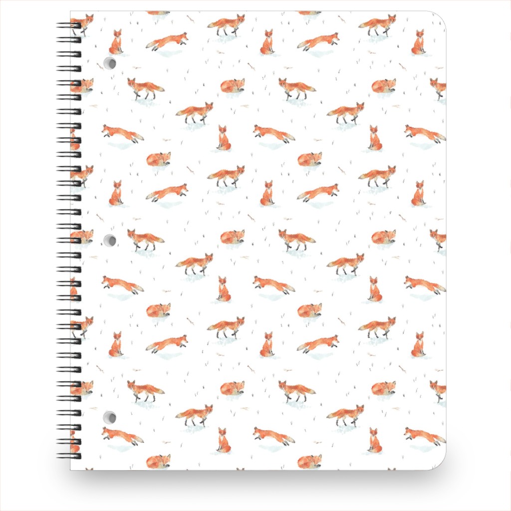 Orange And White Notebooks