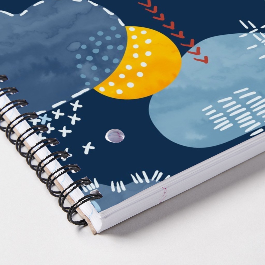 Shashiko Spring Clouds - Blue Notebook | Shutterfly