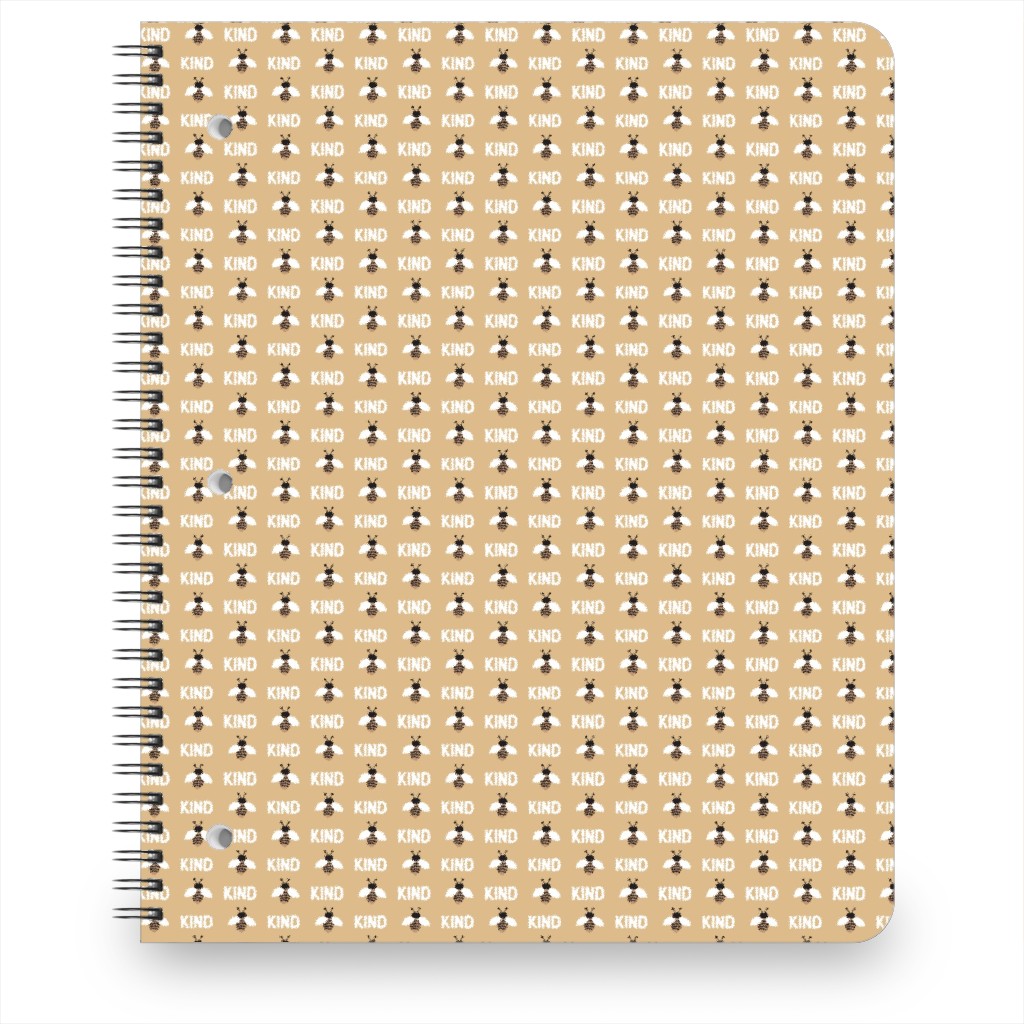 Bee Kind - Yellow Notebook, 8.5x11, Yellow