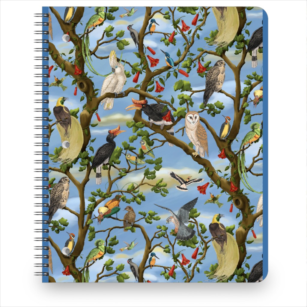 Bird Chorus - Multi Notebook, 8.5x11, Multicolor